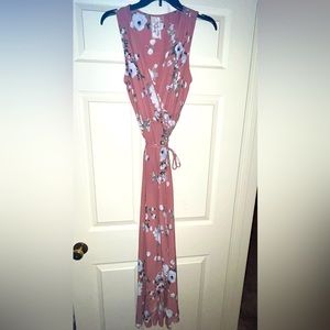 Sadie & Sage Maxi wrap dress